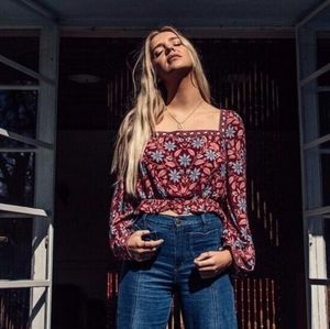 Arnhem Marigold top in Rhubarb, size 12